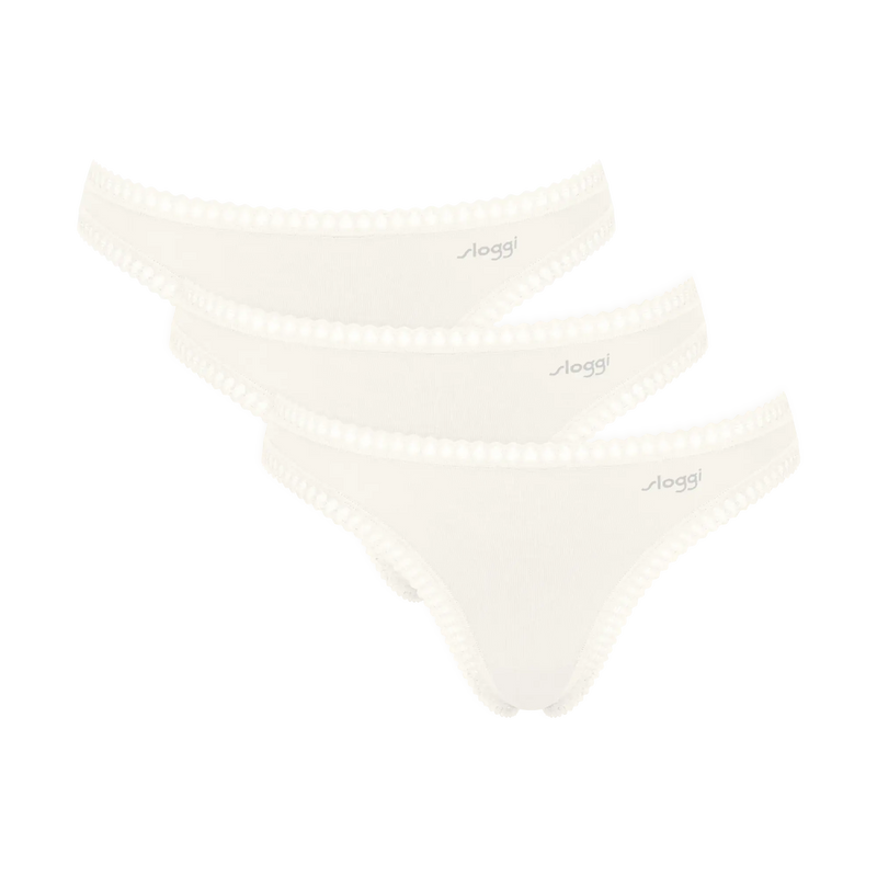 Sloggi GO Crush String 3 Pack | White