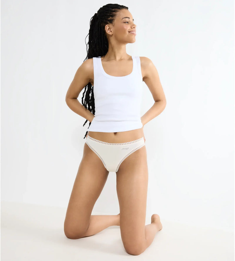 Sloggi GO Crush String 3 Pack | White