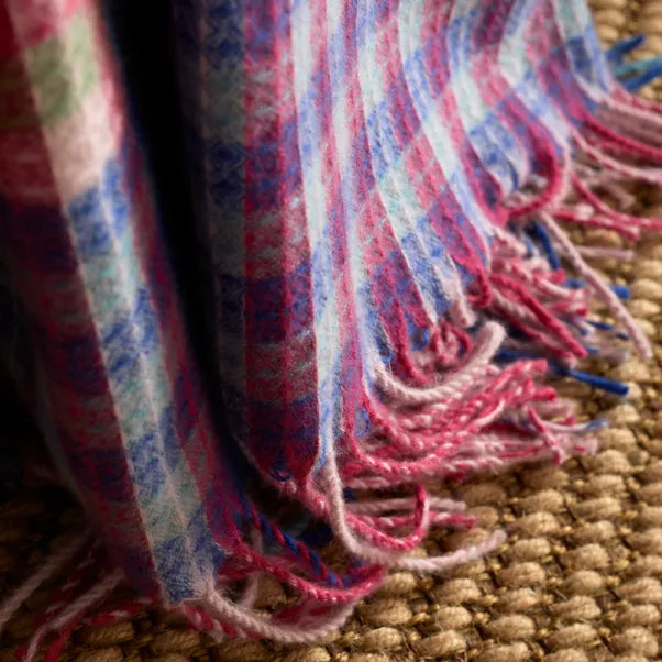Sophie Robinson Darling Waffle Check Bedspread | Bright