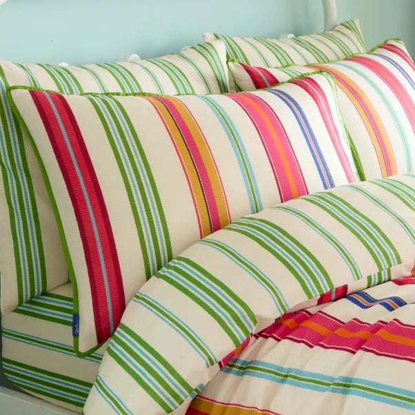 Sophie Robinson Sophie Stripe Bold Quilt Set | Bright