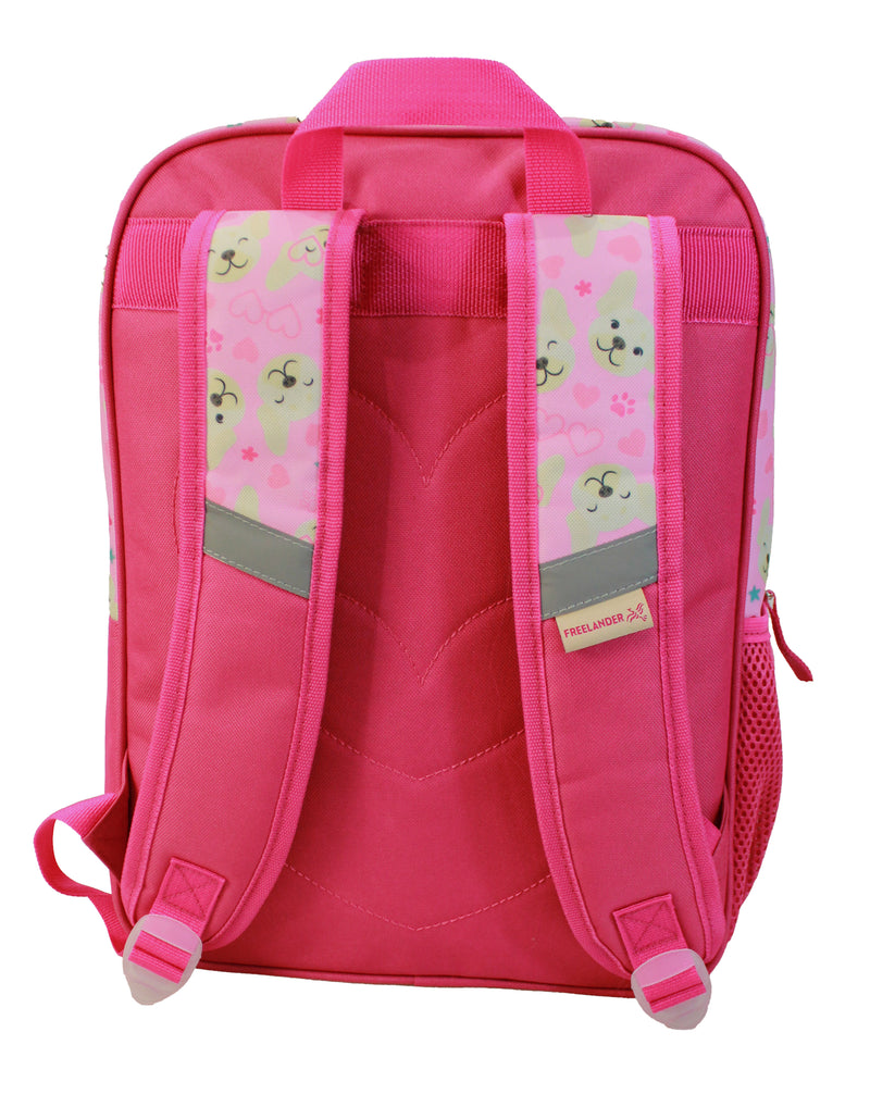 Freelander Girls' Happy Pet Club School Backpack | Pink 34F349