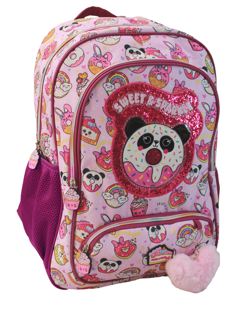 Freelander Girls' Sweet & Sparkle School Backpack | Pink 34F351