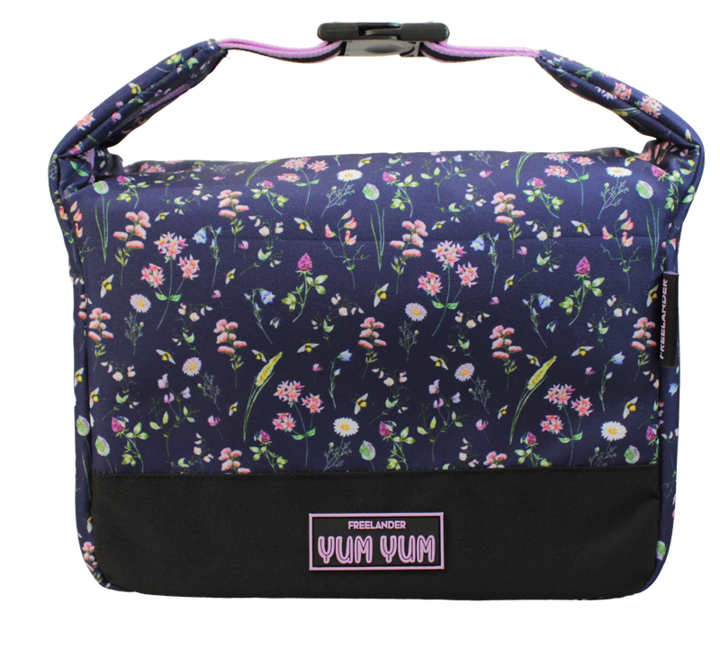 Freelander Yum Yum Insulated Clip Lunch Bag | Flowers 35F080