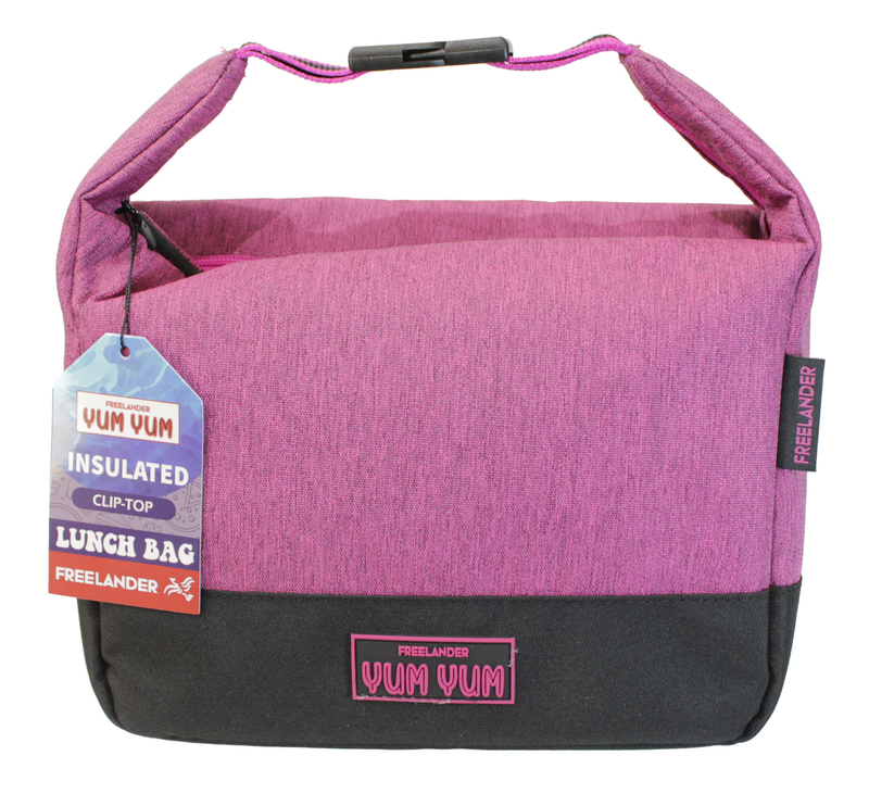 Freelander Yum Yum Insulated Clip Lunch Bag | Fuchsia 35F080
