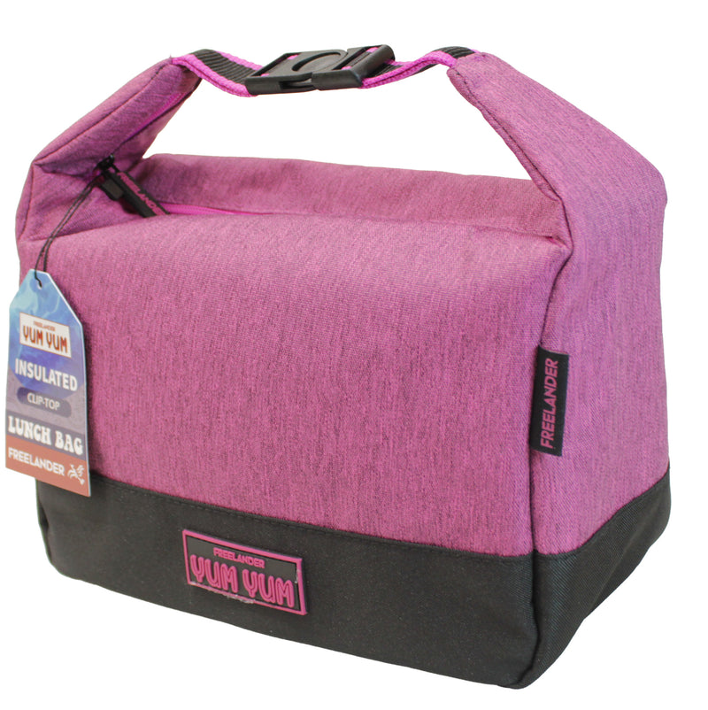 Freelander Yum Yum Insulated Clip Lunch Bag | Fuchsia 35F080