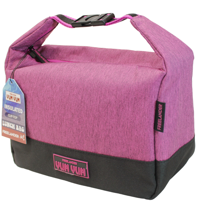 Freelander Yum Yum Insulated Clip Lunch Bag | Fuchsia 35F080