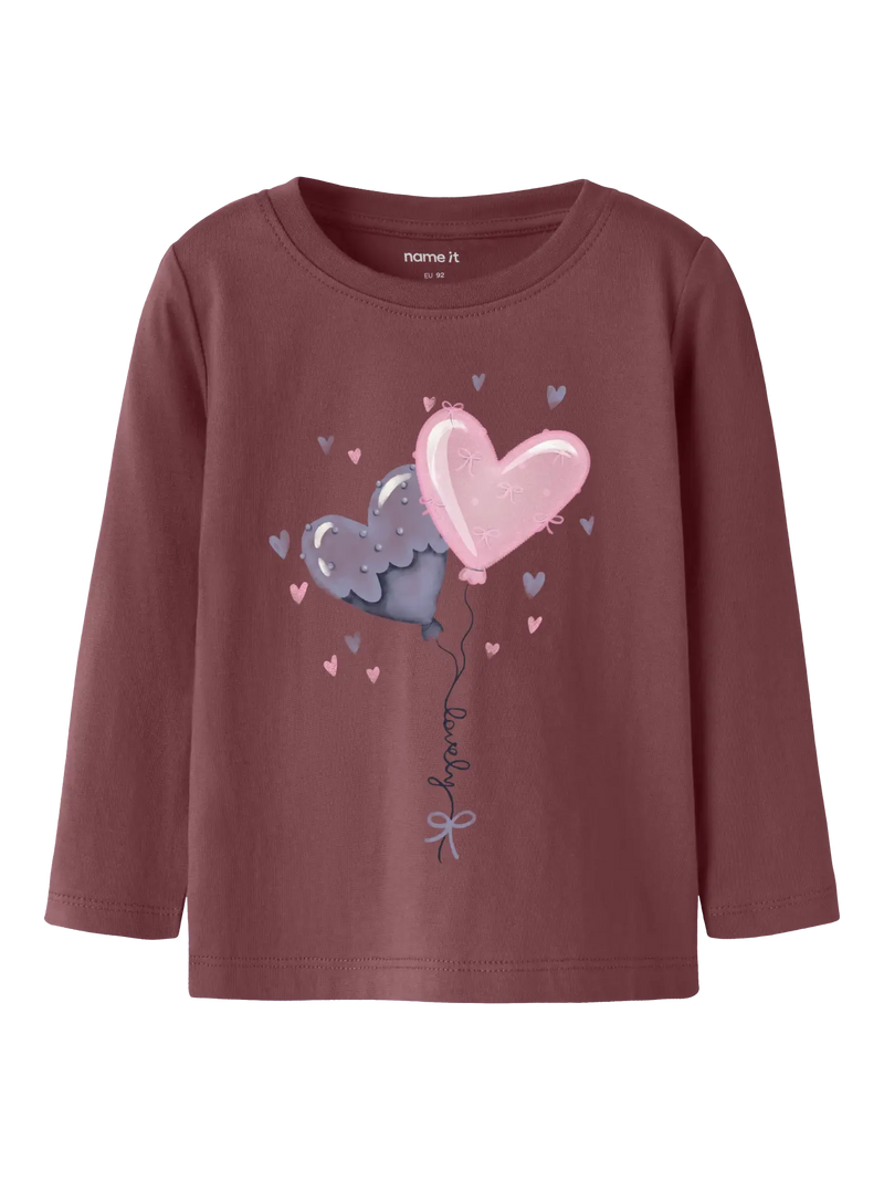 Name It Neomon Mini LS Top | Ginger
