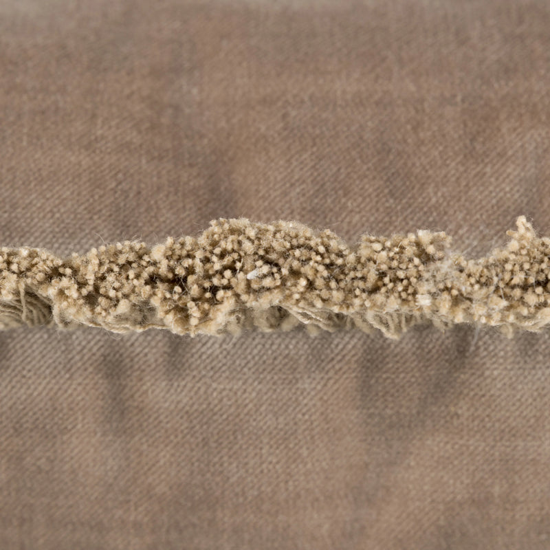 Scatter Box Elodie Velvet Cushion | Taupe 3CT1559A