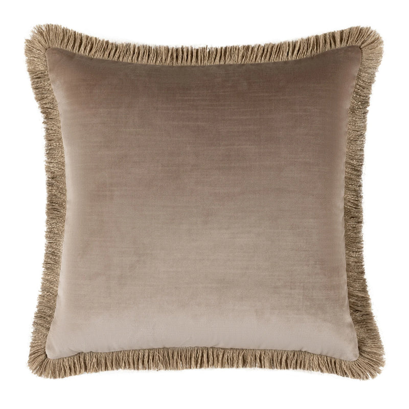 Scatter Box Elodie Velvet Cushion | Taupe 3CT1559A