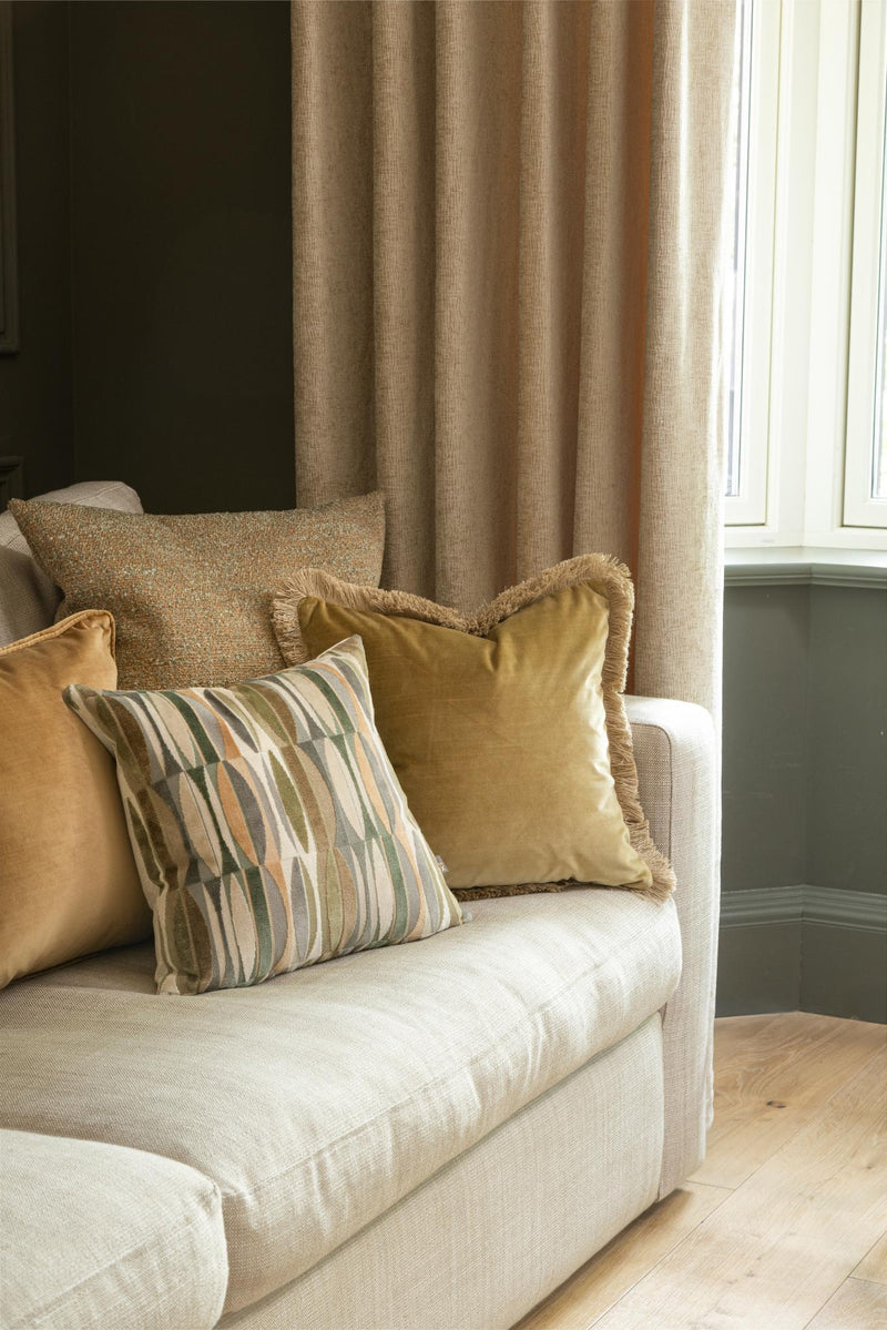 Scatter Box Elodie Velvet Cushion | Taupe 3CT1559A