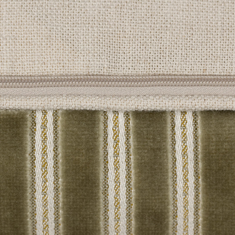 Scatter Box Grace Striped Filled Cushion | Sage 3PT1349A