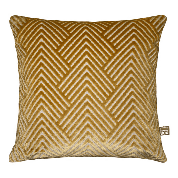 Scatter Box Vesper Cushion | Antique Gold | 43x43cm