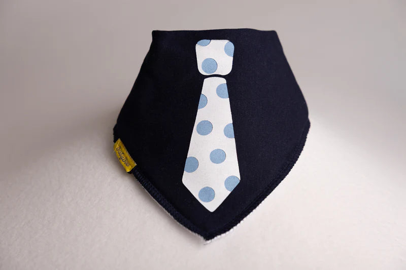 BabyBoo Mini CEO Bandana Dribble Bib | Navy