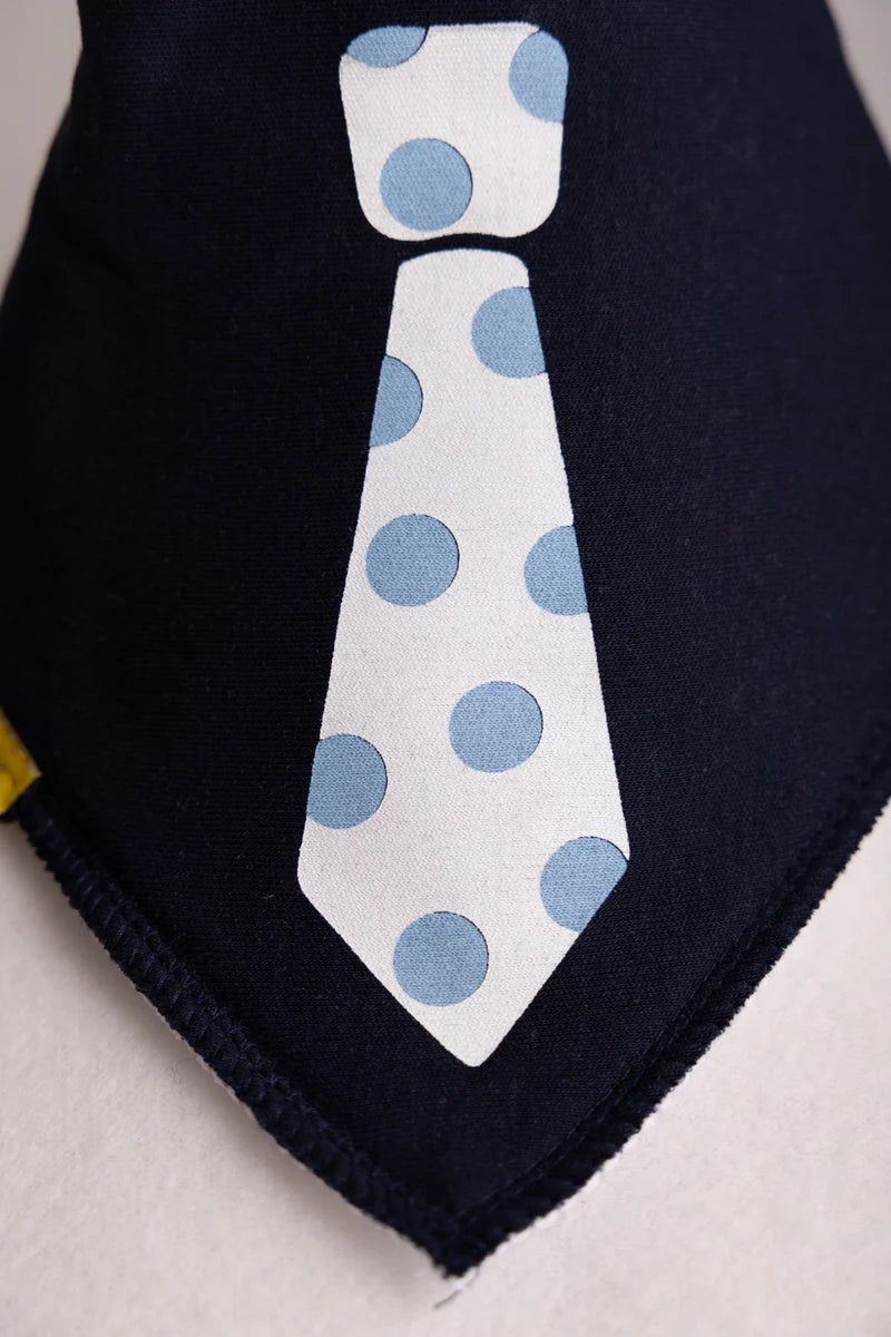 BabyBoo Mini CEO Bandana Dribble Bib | Navy