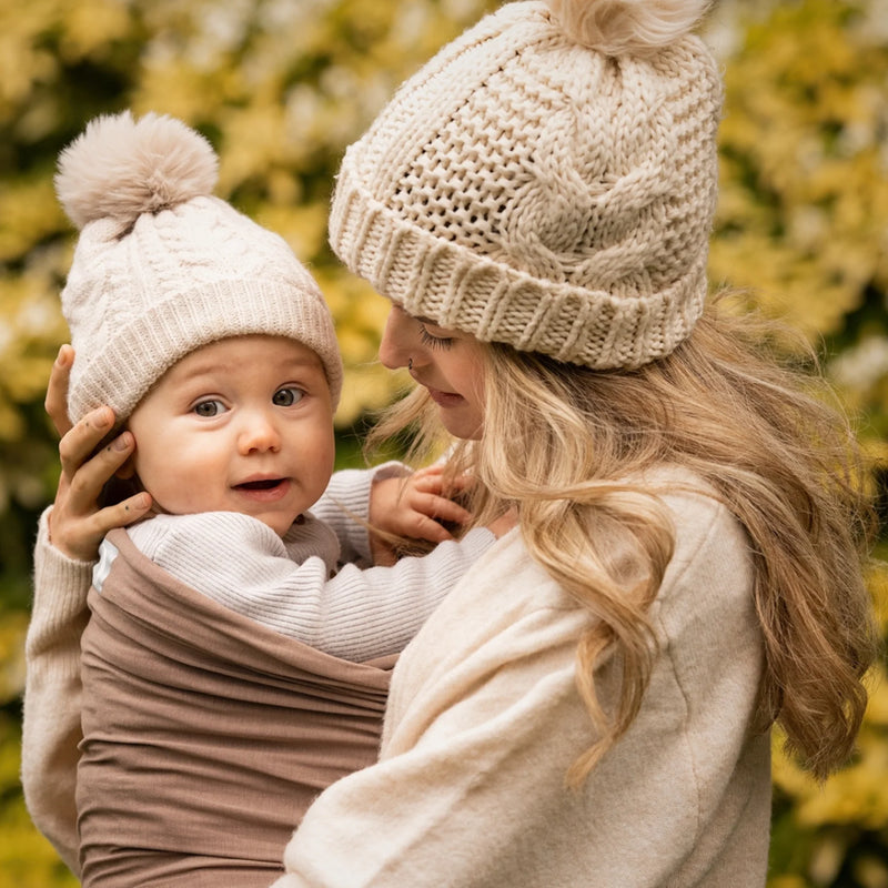 Gaia Baby Stretchy Baby Wrap | Nutmeg