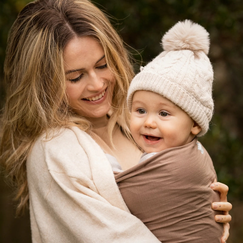 Gaia Baby Stretchy Baby Wrap | Nutmeg