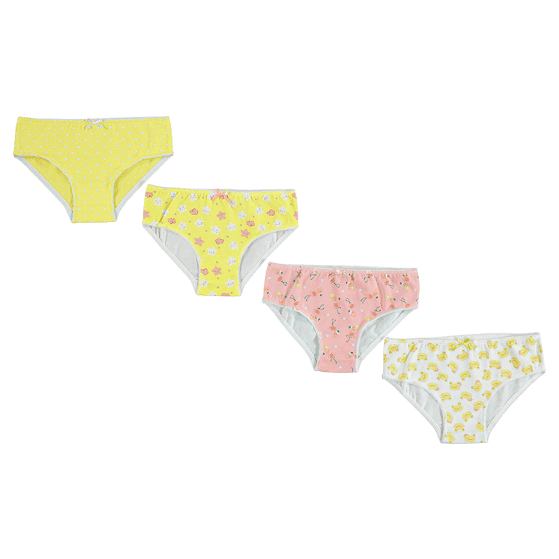 4pc Underwear Set 10219 Lemon