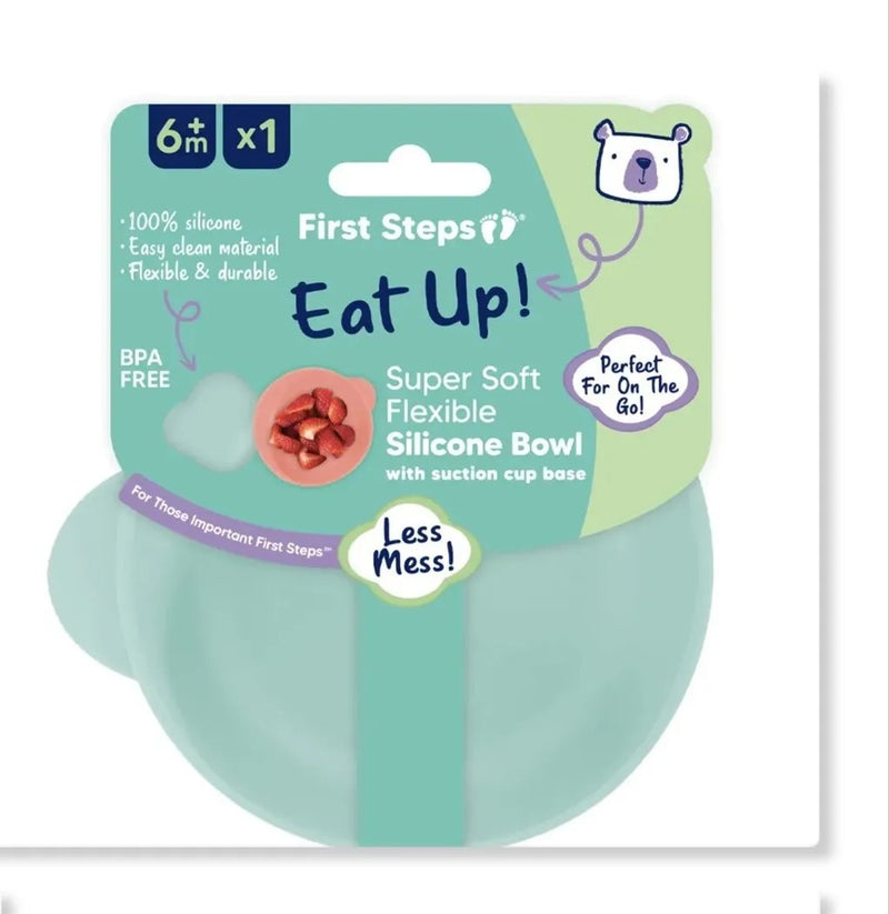First Steps Silicone Bowl | Mint Green FS930