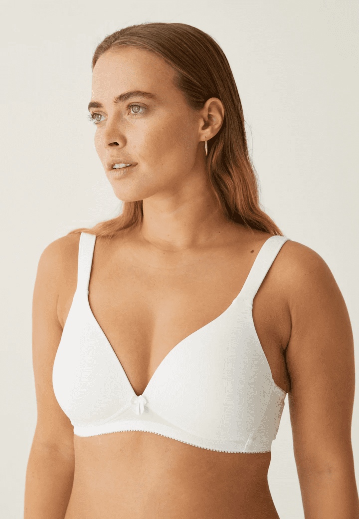 5266 Padded Non Wired Bra White