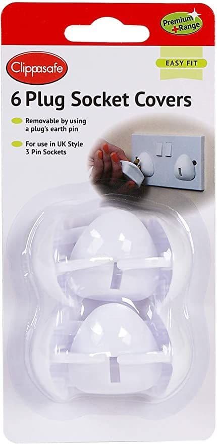 Clippasafe Plug Socket Covers 70 (Pack of 6)