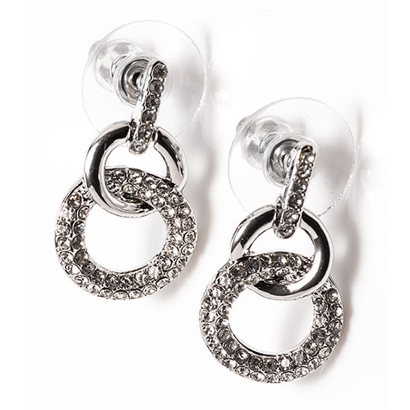 Newgrange Living Interlocking Earrings | Silver 600346