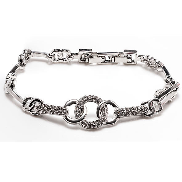 Newgrange Living Interlocking Bracelet | Silver 600374