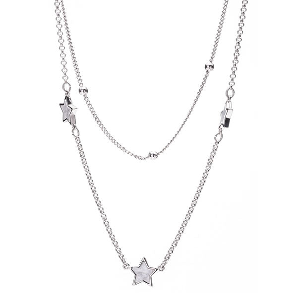 Newgrange Trio Star Pendant Necklace | Silver 600427