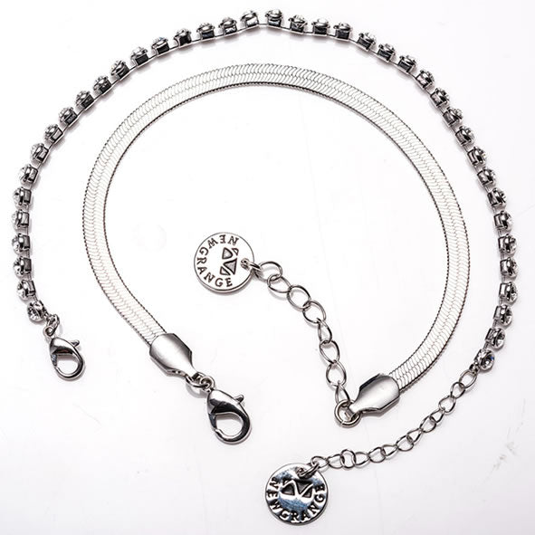 Newgrange Duo Diamond Bracelet Set of 2 |  Silver 600429
