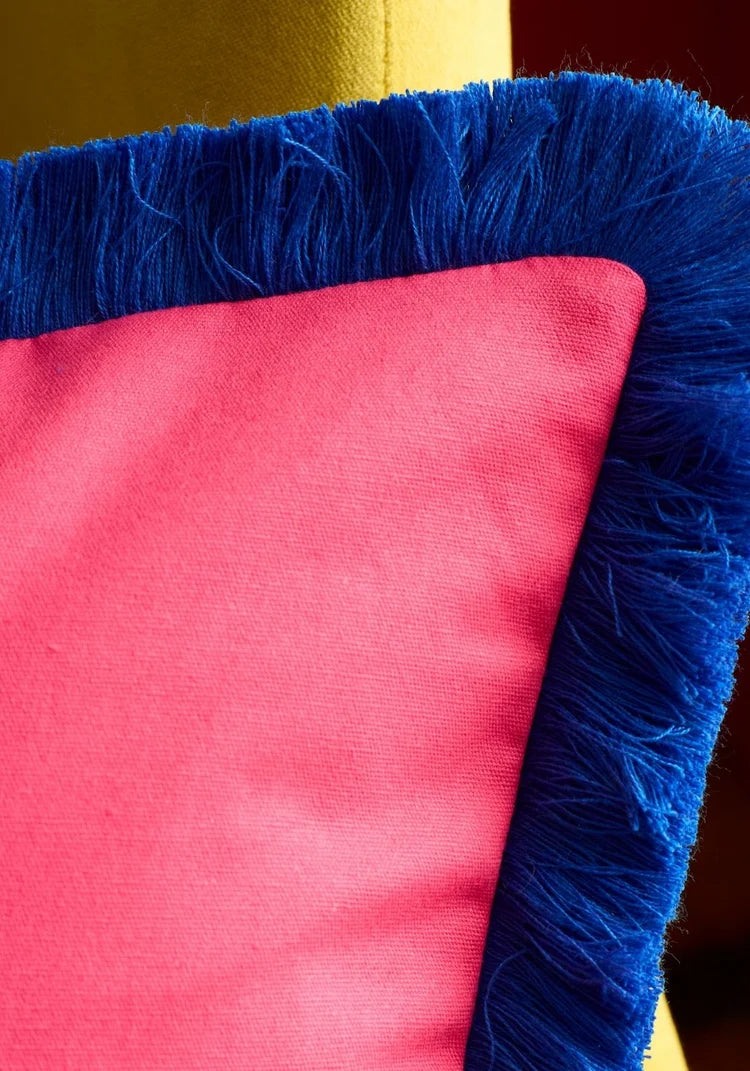 Sophie Robinson Darling Diagonal Stripe Filled Cushion | Bright