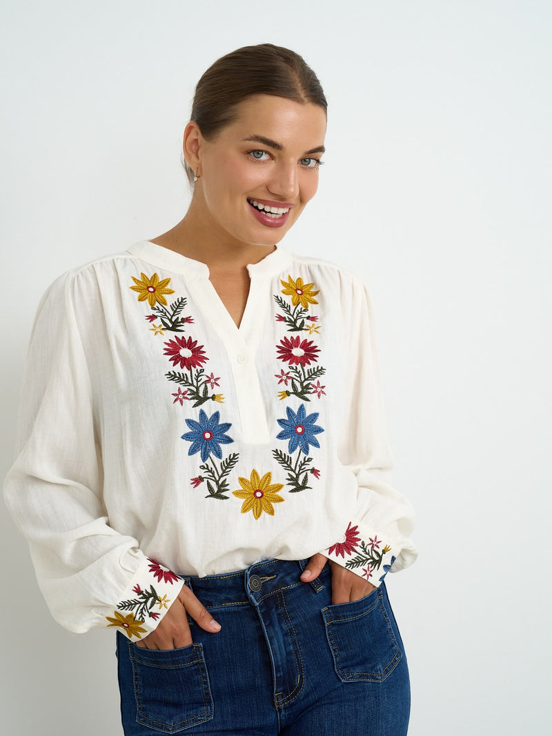 Kyla Lottie Blouse | Cream DX17103