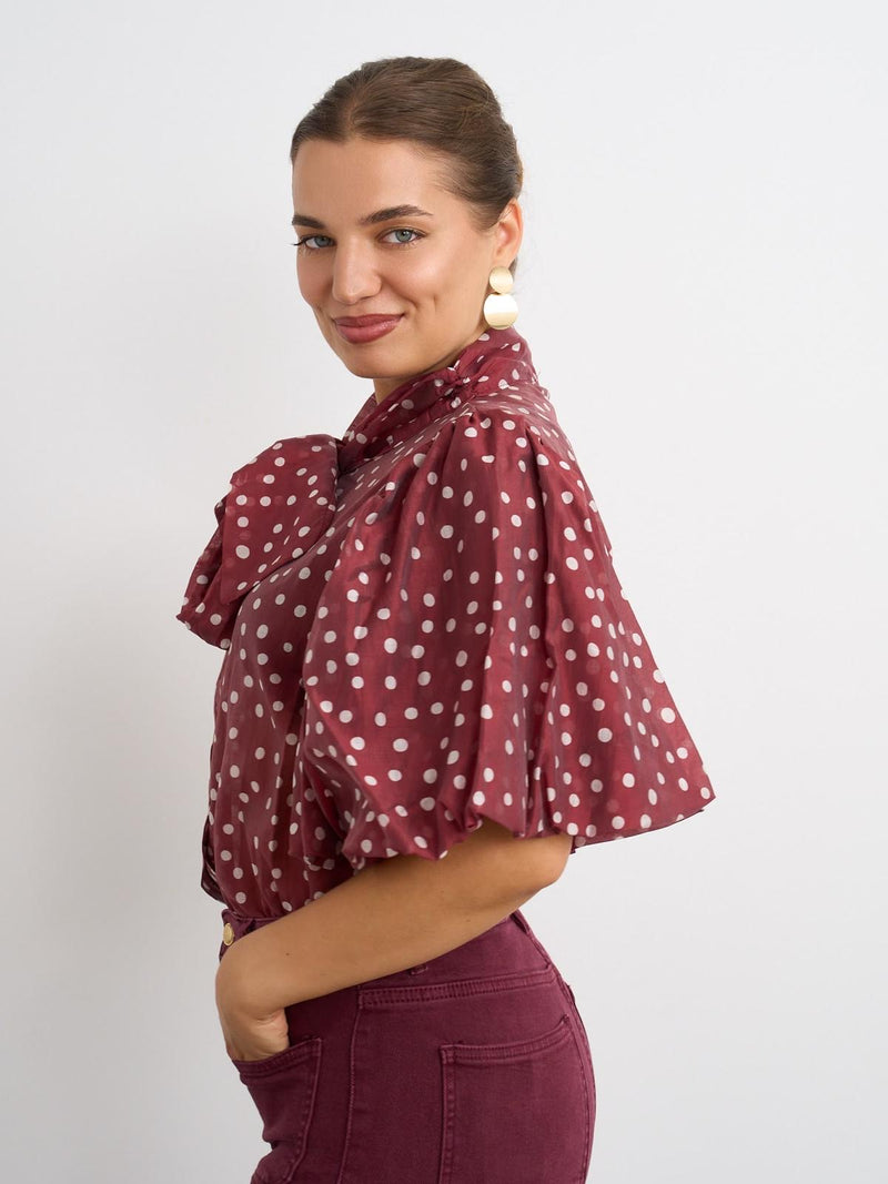 Kyla Sienna Blouse | Berry 37255