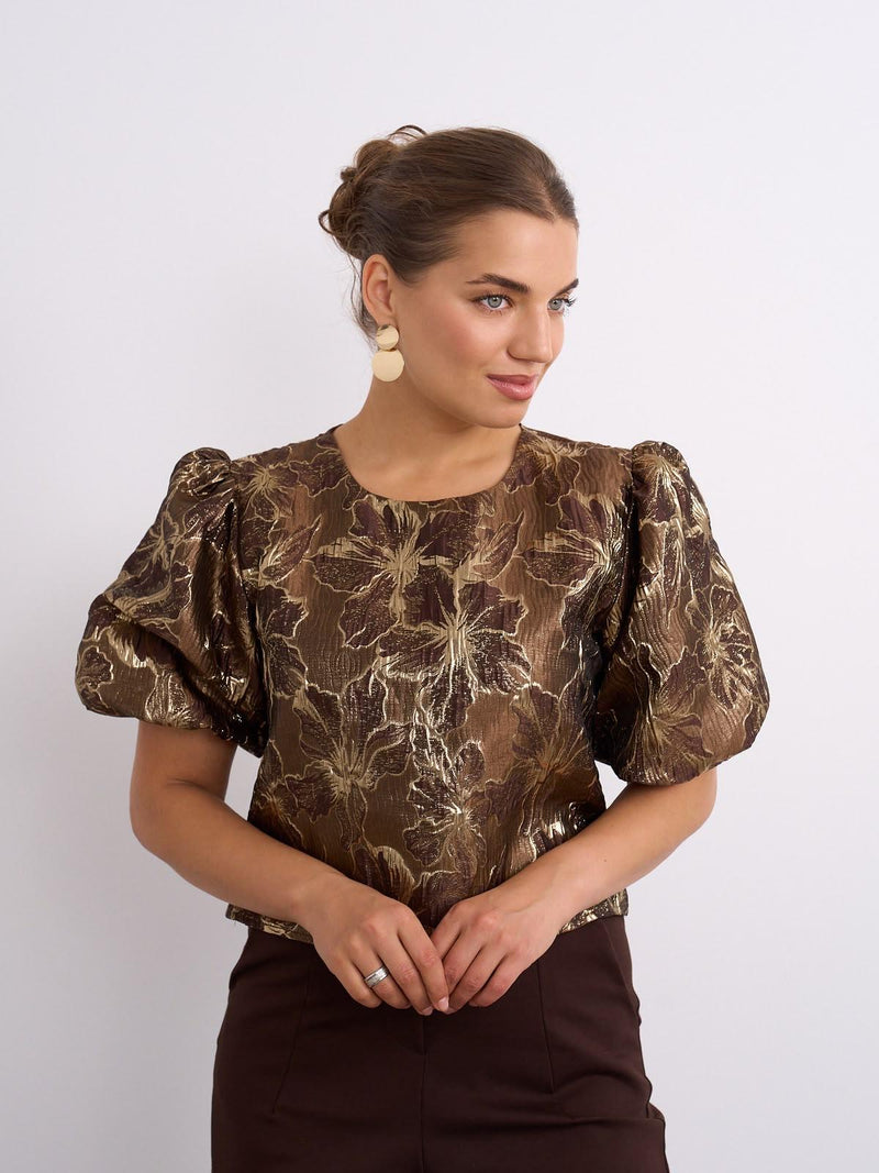 Kyla Grace Blouse | Gold 25982YT
