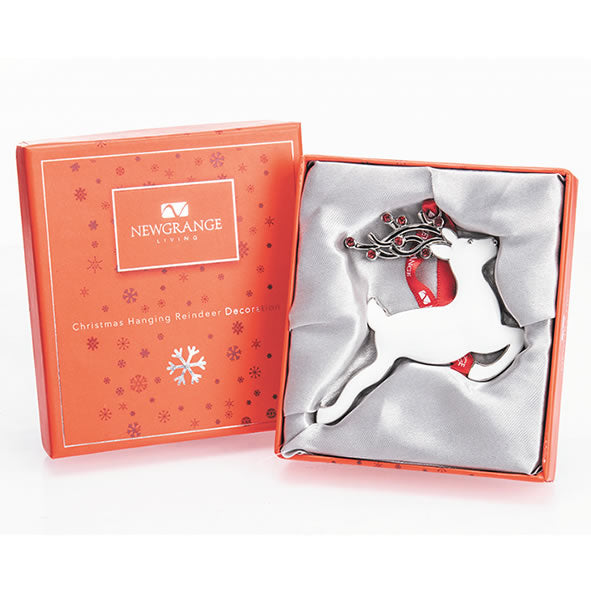 Newgrange Living Christmas Hanging Reindeer Decoration | Multi 700006