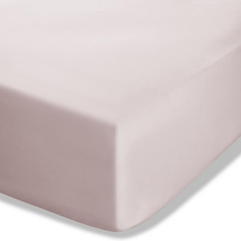 Catharine Lansfield Percale Deep Fitted Sheet | Blush