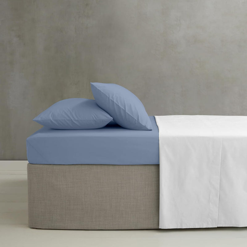 Catherine Lansfield Percale Deep Fitted Sheet | Cornflower