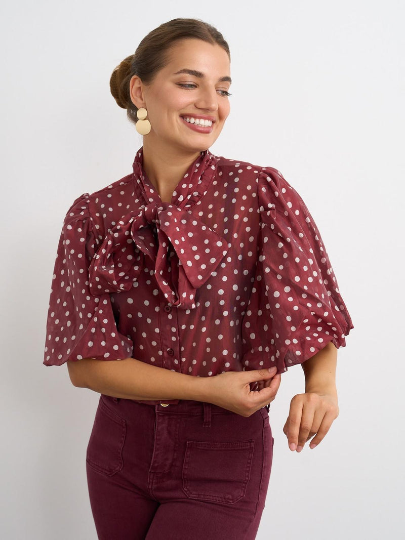 Kyla Sienna Blouse | Berry 37255