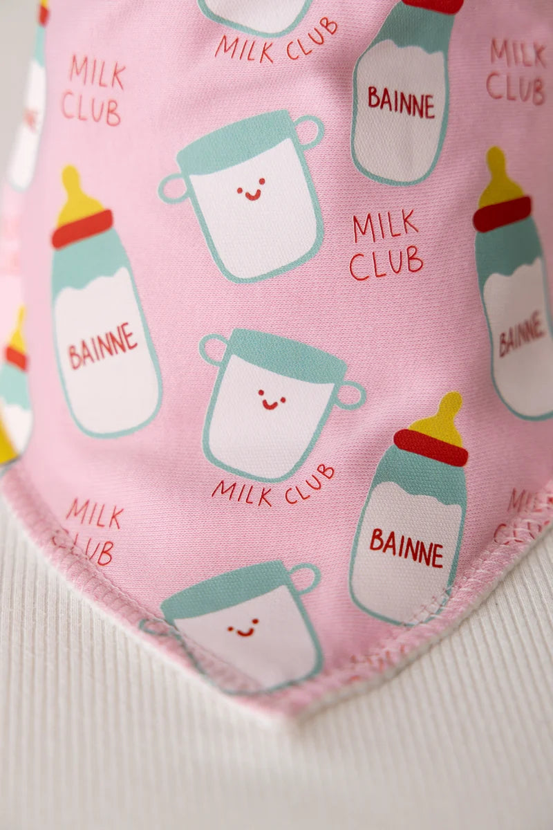 Baby Boo Organic Bandana Bib | Bainne Club Pink