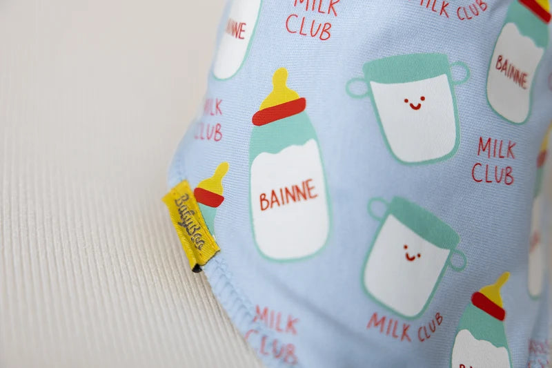 Baby Boo Organic Bandana Bib | Bainne Club Blue
