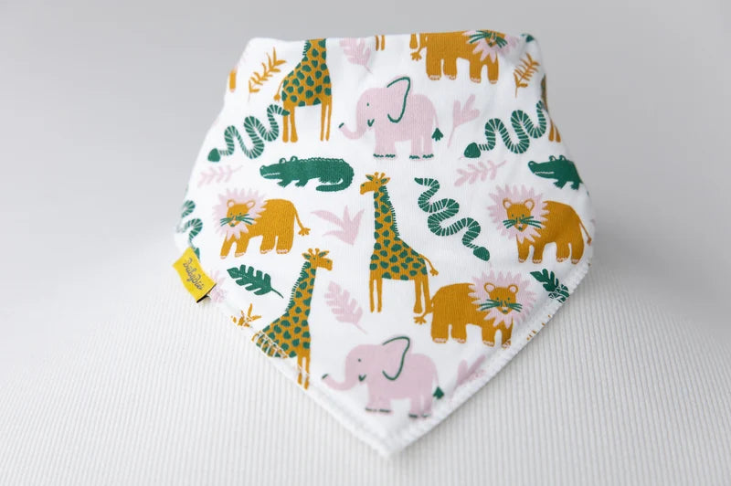Baby Boo Organic Bandana Bib | On Safari