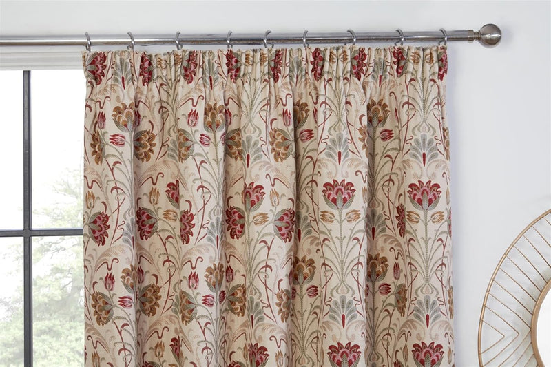 Sundor Aylesbury Pencil Pleat Curtains | Natural