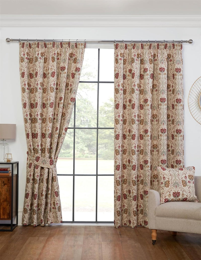 Sundor Aylesbury Pencil Pleat Curtains | Natural