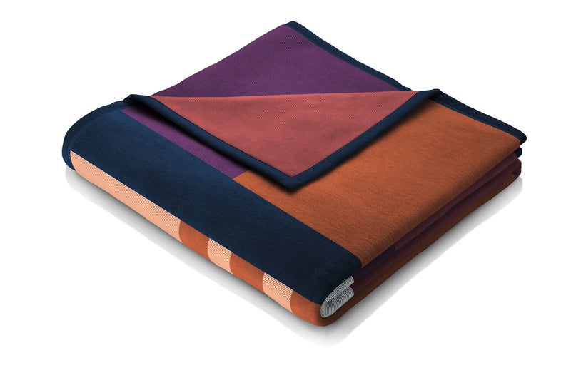 Biederlack Cotton Rich Picnic Blanket Patchwork Check | Multi B9717
