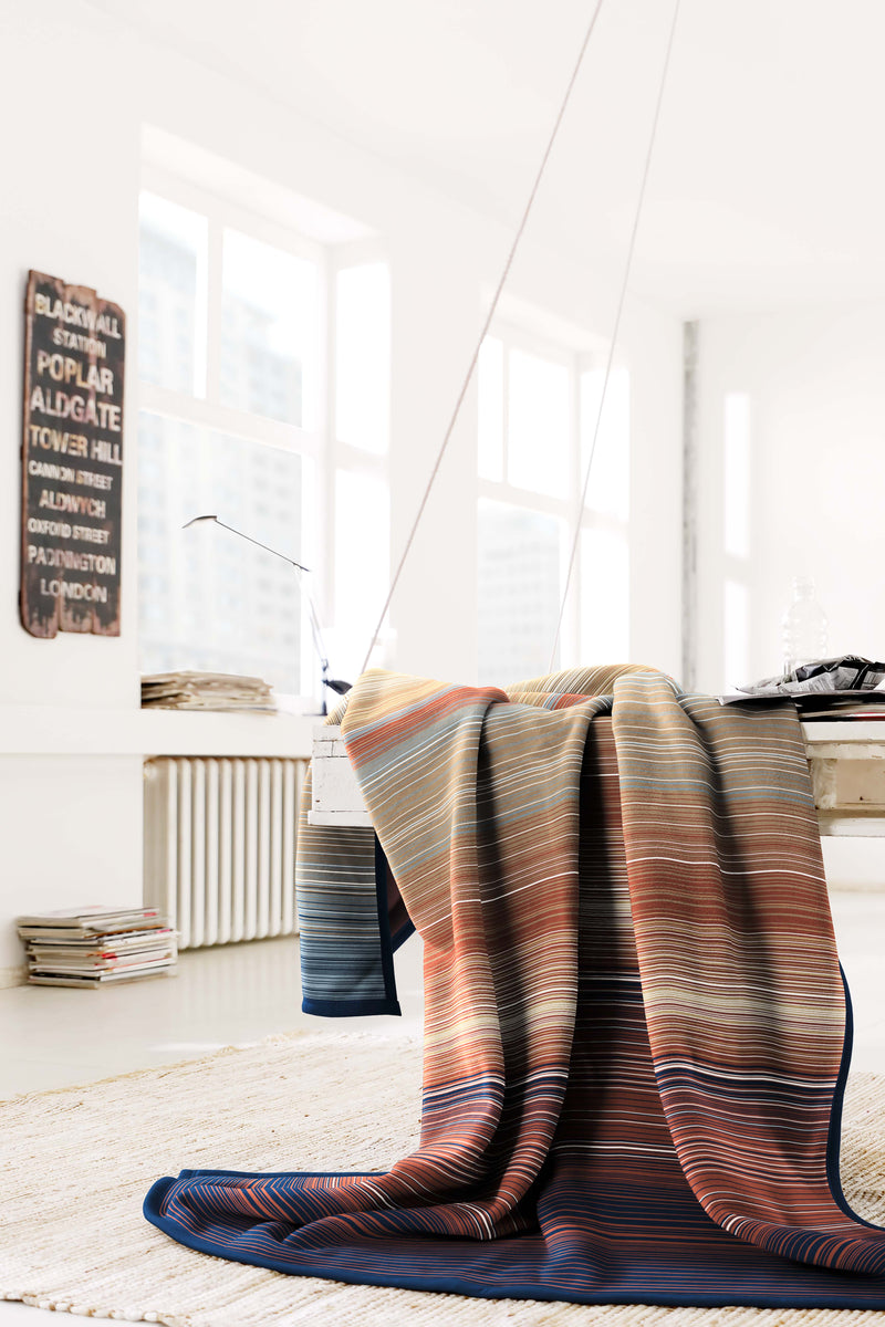 Biederlack Cotton Rich Picnic Blanket Stripe | Multi B7919