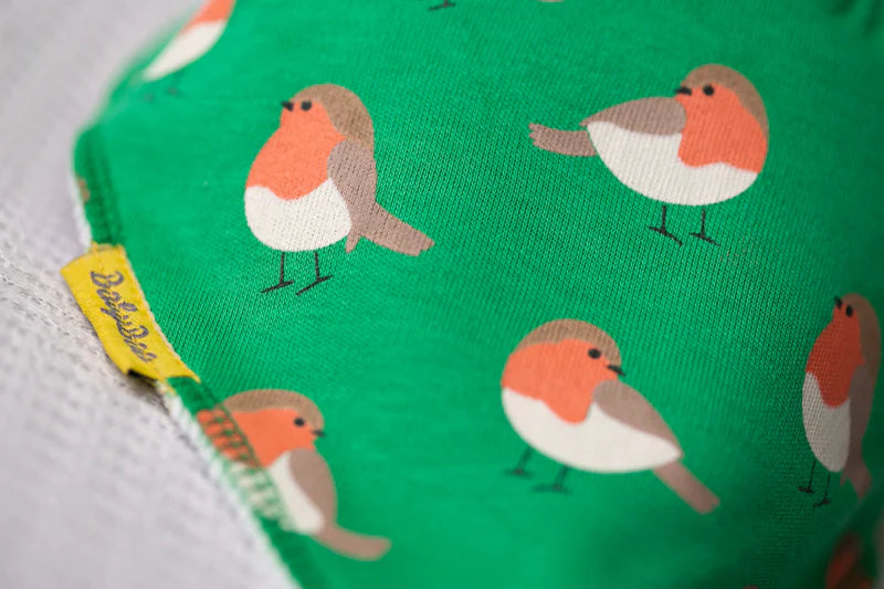 Babyboo Ruby Robin Bandana Bib | Green