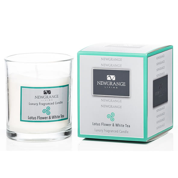 Newgrange Living Lotus Flower & White Tea  Fragranced Candle | 9182
