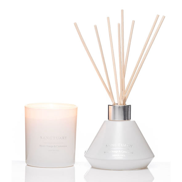 Newgrange Living Sweet Orange & Cedarwood Luxury Candle & Diffuser Set | 9199