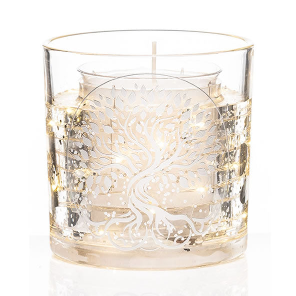 Newgrange Living Tree of Life LED Candle with 2 Refills | Multi 9301