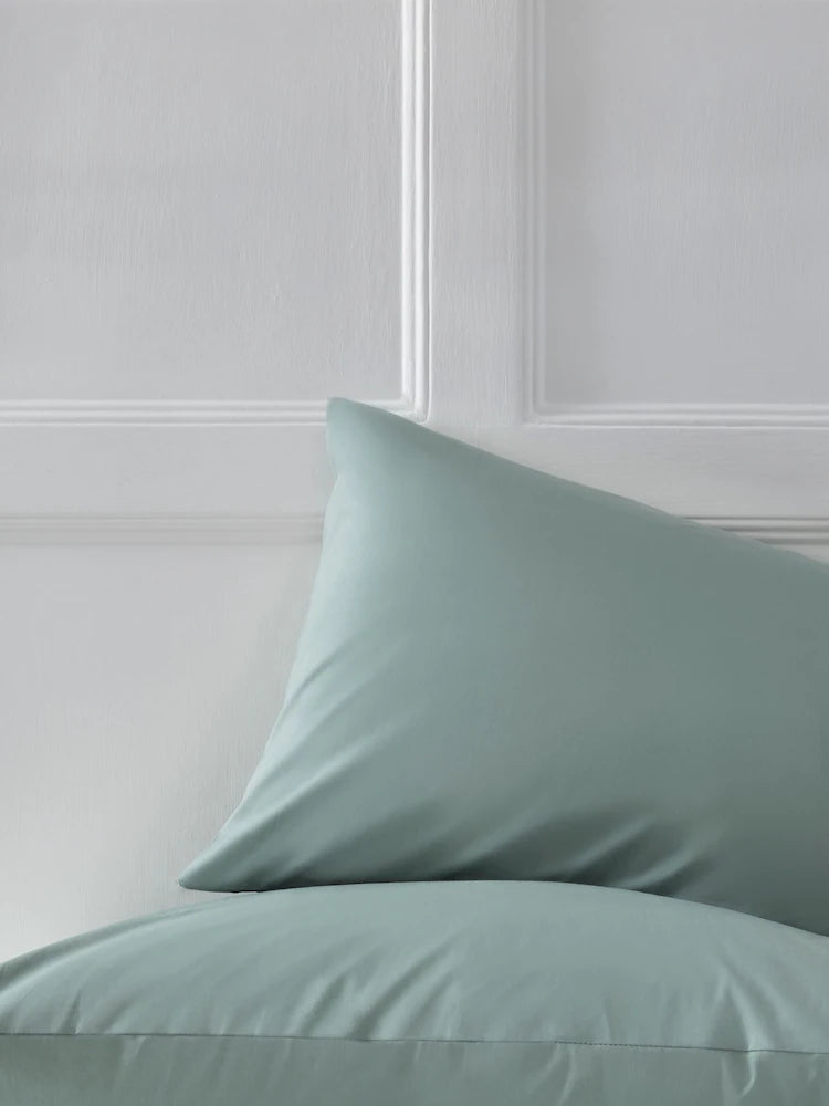 Catherine Lansfield Housewife Pillowcase Pair | Sage
