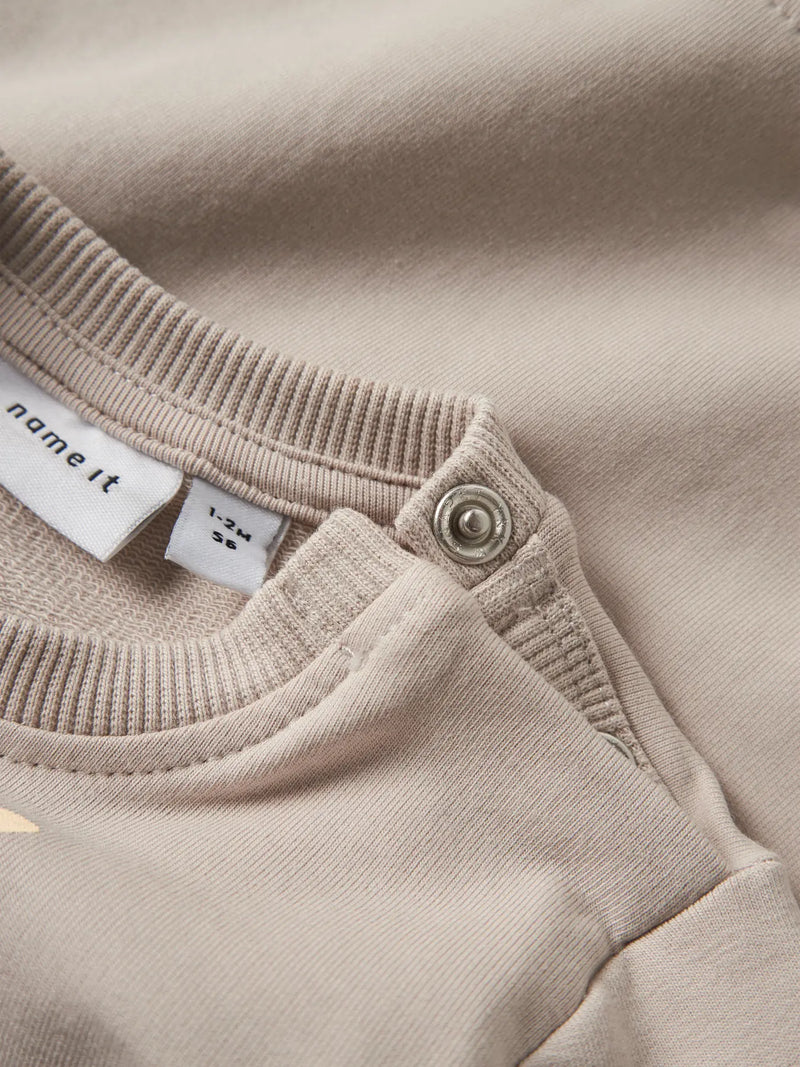 Name it Hall Boys NB Sweat Shirt| Chalk
