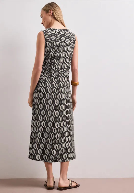 Street One Sleeveless Zip Dress  | Clay  144973